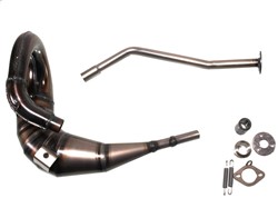 Uitlaatbocht Giannelli Derbi Senda DRD / Aprilia RS 50 / Beta RR / Yamaha DT 50 R Bovenlangs (Linker Zijde) 34078HF