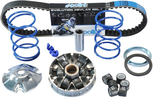 Variokit Set Polini Piaggio Zip / Piaggio Zip 2000 / Piaggio Zip SP / Piaggio Zip H2O / Vespa LX / Vespa S / Vespa ET2 / Piaggio kort carter 241.672.1