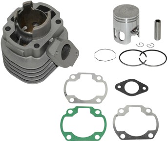 cilinder 50cc minarelli horizontaal A.C pen 10 / Area51 / Gulliver / Rally A.C / Sonic A.C / SR A.C / Scarabeo / Ycon / ARK A.C / Crosser / F12 A.C / F15 A.C / Axis / Jog A.C / Neo s tot 2008 / Neos n