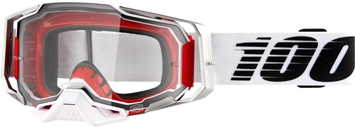 Crossbril 100% Armega Lightsaber Wit/Rood - Heldere lens