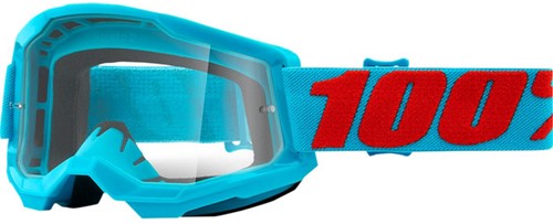 Crossbril 100% Strata 2 Summit Blauw - Heldere lens