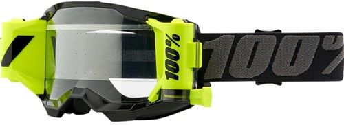 Crossbril 100% Strata 2 Forecast Zwart mat - Heldere lens