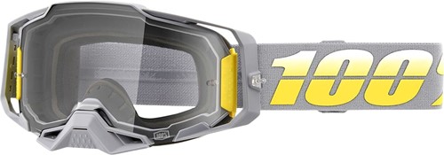 Crossbril 100% Armega Complex Grijs/Geel - Heldere lens
