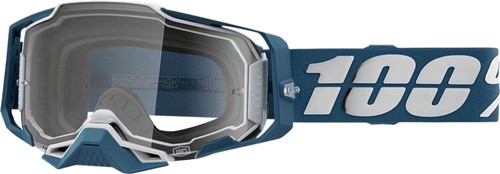 Crossbril 100% Armega Albar Blauw - Heldere lens