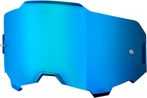 Vervangingslens 100% Armega Crossbril - Blauwe Mirror lens