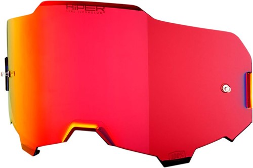 Vervangingslens 100% Armega Crossbril - Hiper® Rode Mirror lens