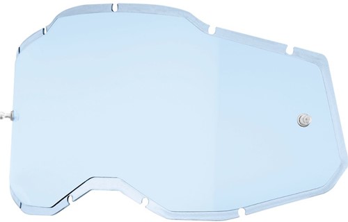 Vervangingslens 100% Strata 2 / Racecraft 2 / Accuri 2 Crossbril - Blauwe lens - Injected lens