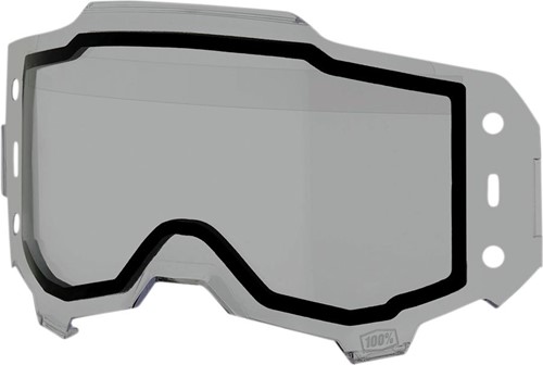 Vervangingslens 100% Armega Forecast Crossbril - Smoke lens - Anti-fog dual lens