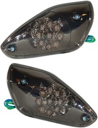 Knipperlicht Set LED Smoke Yamaha Aerox T/m 2012 Voorzijde / MBK Nitro 50