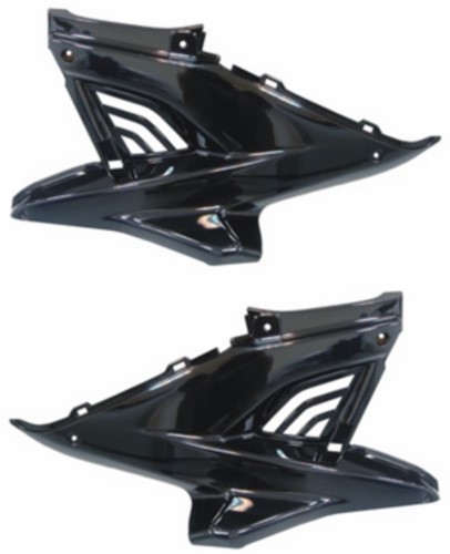 Zijscherm Treeplank Set voor Yamaha Aerox 50 2T - Zwart - 1998 T/m 2012
