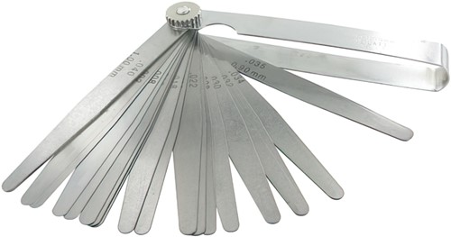 Voelermaat Set (0.05 T/m 1.00mm) Kleppenstel Gereedschap 4t Scooter