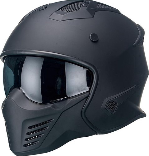 Helm Vito Bruzano - Kleur Mat Zwart - Maat L