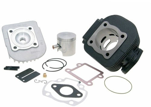 Cilinder Polini + Kop Racing 70cc Yamaha slider / Mbk Booster / Mbk Stunt / Aprilia Amico / Yamaha Bws 166.0074