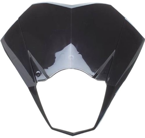 Koplamp Spoiler  voor Rieju MRT 50 / Rieju MRT PRO 50 - 2009 T/m 2021 - Zwart