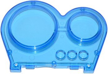 kilometerteller glas yamaha aerox voor bouwjaar 2003 - blauw
