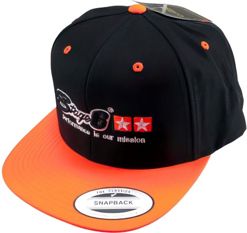 Pet Stage6 Snapback Zwart / Oranje