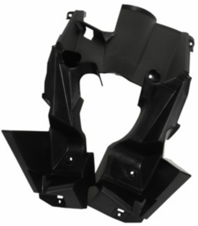 beenschild aerox zwart tussen element origineel