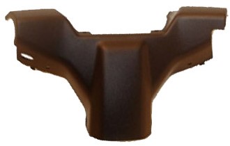 Stuurkap achterzijde Yamaha Neos tot 2008 voor digitale teller zwart origineel 5RNF61450000
