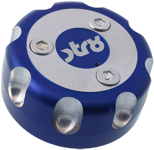 Benzinetankdop STR8 CNC Racing Yamaha / MBK / Derbi Senda - Blauw
