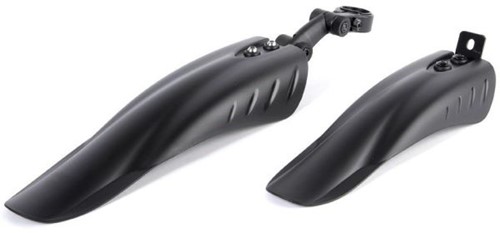 Fiets Mirage spatbord set BMX pvc om zadelpen PM-09 16 inch voor+achter