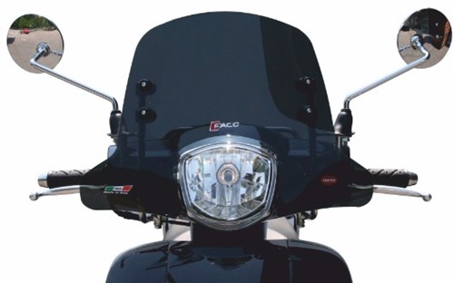 Windscherm Smoke Laag (35cm) Kymco Like T/m 2016 Faco