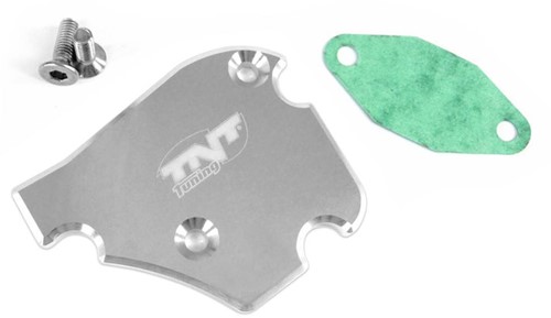 Afdekkapje (i.p.v. oliepomp) Aluminium Derbi Senda DRD / Derbi Gpr 50 / Aprilia Sx 50 / Gilera RCR 50