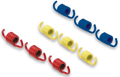 Koppeling Trekveren set Malossi Rood / Geel / Blauw 9 delig Peugeot 4T / SYM 4T 2914202