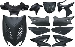 Kappenset Mat Zwart (11 Delig) Yamaha Aerox T/m 2012 DMP
