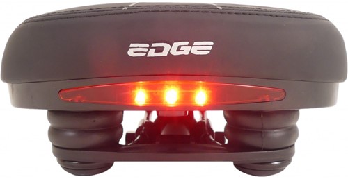Edge Fiets zadel Veneto Incl. Oppakbeugel En Achterlicht Zwart-2