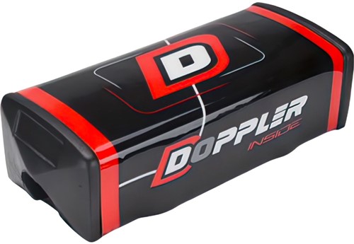 Stuurpad Doppler Fatbar Zwart / Rood - Voor 28mm sturen - Zonder Middenbeugel