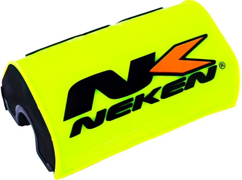 Stuurpad NK Fatbar Fluor Geel - Voor 28.6mm sturen - Zonder Middenbeugel