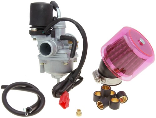 Carburateur Kit 12mm voor Minarelli Horizontaal / Yamaha 50 2T / TGB 50 2T / Cpi / Keeway / Generic / MBK Booster