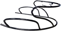 Achtervalbeugel Set Python Mat Zwart Piaggio Zip 2000 
