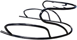 Achtervalbeugel Set Python Mat Zwart Piaggio Zip 2000 