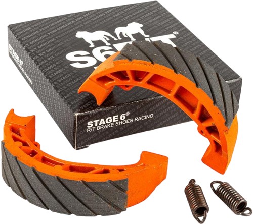 Remschoen Set Achter Stage6 Racing 110x25mm Aprilia 2T / Derbi 2T / Piaggio 2T / Gilera 2T / Vespa 2T / Italjet 2T-3
