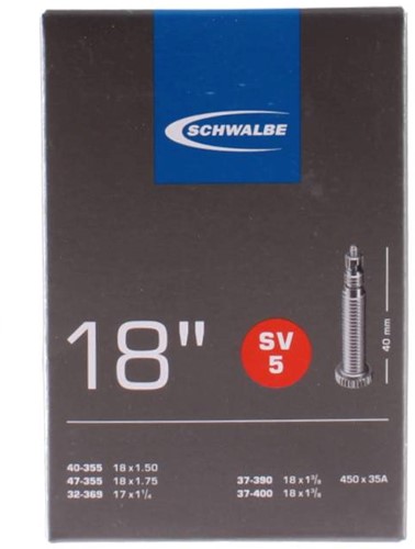 Fiets Binnenband Schwalbe SV5 17/18" / 32/47-355/400 - 40mm Fransventiel
