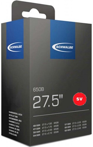 Fiets Binnenband Schwalbe SV21A Extra Light 27.5" / 40/62-584  Fransventiel 40mm