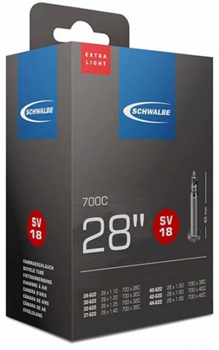 Fiets Binnenband Schwalbe SV18 Extra Light 28" / 28/47-622/635 - 40mm Fransventiel
