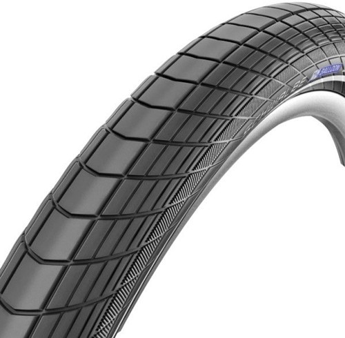 Fiets Buitenband Schwalbe Big Apple RaceGuard 28 x 2.35" / 60-622 mm - zwart met reflectie