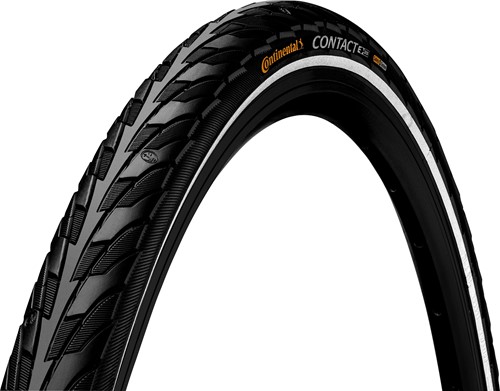 Fiets Buitenband Continental Contact 28 x 1.10" / 28-622 mm - Zwart Met Reflectie