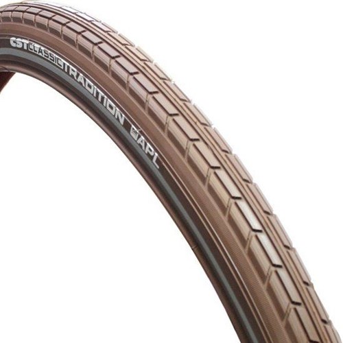 Fiets Buitenband CST Tradition Classic Line 28 x 1.75" / 47-622 mm - Bruin Met Reflectie