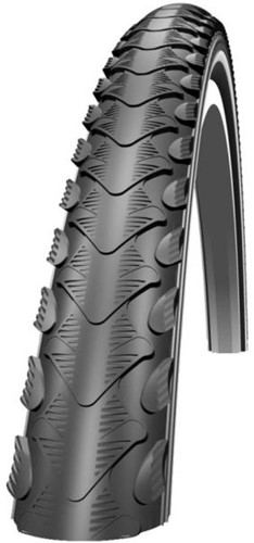 Fiets Buitenband Schwalbe Silento K-Guard 28 x 1.75" / 47-622 mm - zwart met reflectie