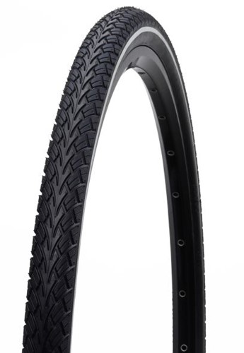 Fiets Buitenband Edge Street 20 x 1.75" / 47-406mm - zwart met reflectie