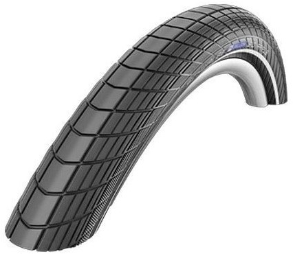 Fiets Buitenband Schwalbe Big Apple RaceGuard 26 x 2.00" / 50-559 mm - zwart met reflectie