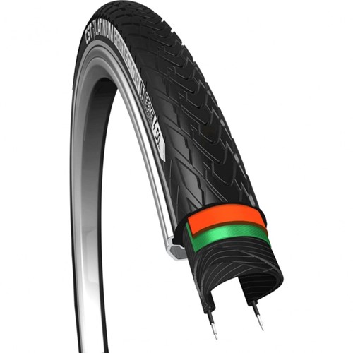 Fiets Buitenband CST Platinum Protector 28 x 1.40" / 37-622 mm - Zwart Met Reflectie