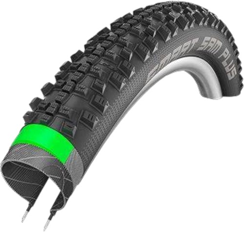 Fiets Buitenband Schwalbe Smart Sam Plus DD GreenGuard 29 x 2.10" / 54-622 mm - zwart