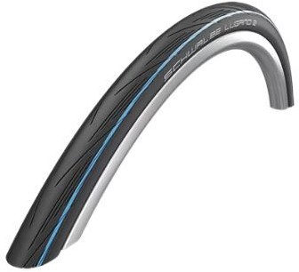 Fiets Vouwband Schwalbe Lugano 2 K-Guard 28 x 1.00" / 25-622 mm - zwart met blauwe strepen