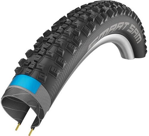 Fiets Buitenband Schwalbe Smart Sam Performance 28 x 1.40" / 37-622 mm - zwart met reflectie