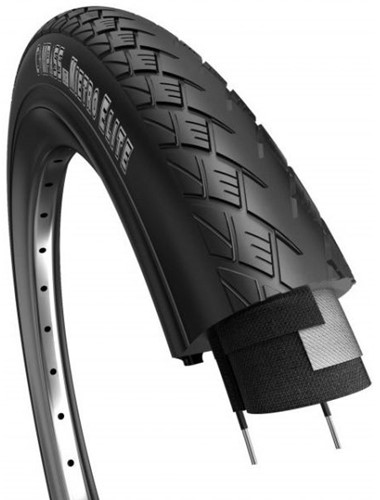 Fiets Buitenband Edge Metro Tour 28 x 1 ½"/ 40-635mm - zwart met reflectie