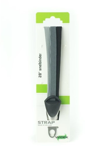 Snelbinder Widek City Life Trio met universele RVS beugel donkerzilver/donkergrijs/zwart